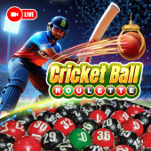 Cricket Ball Roulette live-casino game at Big Bunny Casino